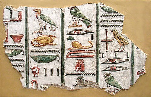 Egyptian hieroglyphs